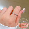Titanium Steel Crown Pattern Minimalist Style Polished Unisex Ring