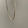 Titanium Steel Cuban Thick Chain Clavicle Chain Widened And Thick Soft Snake Bone Chain