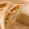 Titanium Steel Diamond Bracelet For Female Fashion Simple With Polishing