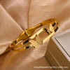 Titanium Steel Diamond Bracelet For Female Fashion Simple With Polishing