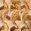 Titanium Steel Diamond Bracelet For Female Fashion Simple With Polishing