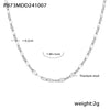 316L Stainless Steel Double Layer Love Inlaid Zircon Clavicle Necklace Bracelet Pvd Gold Plated Niche Style