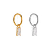 Titanium Steel Earrings With Star Shape Heart Shape Bow Pattern Electroplating Style