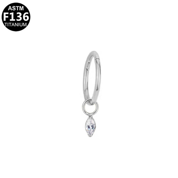 Titanium Steel Earrings With Star Shape Heart Shape Bow Pattern Electroplating Style