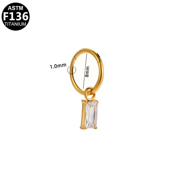 Titanium Steel Earrings With Star Shape Heart Shape Bow Pattern Electroplating Style