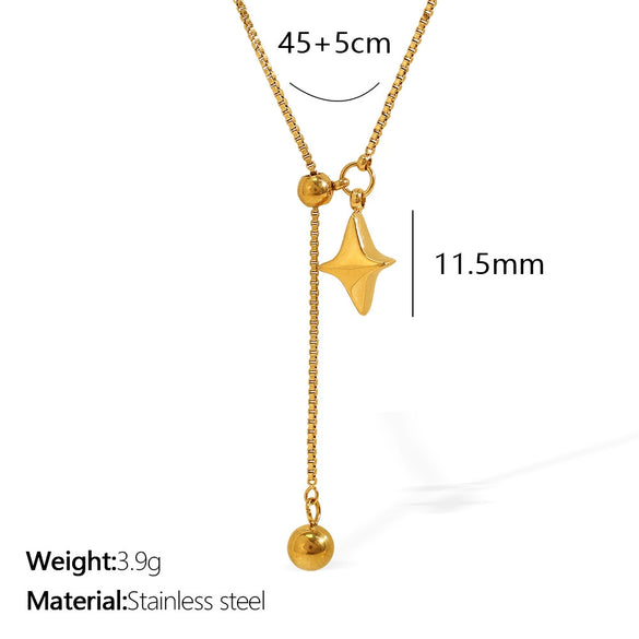 316L Stainless Steel Electroplated Fashion Ol Women's Allmatch Necklace