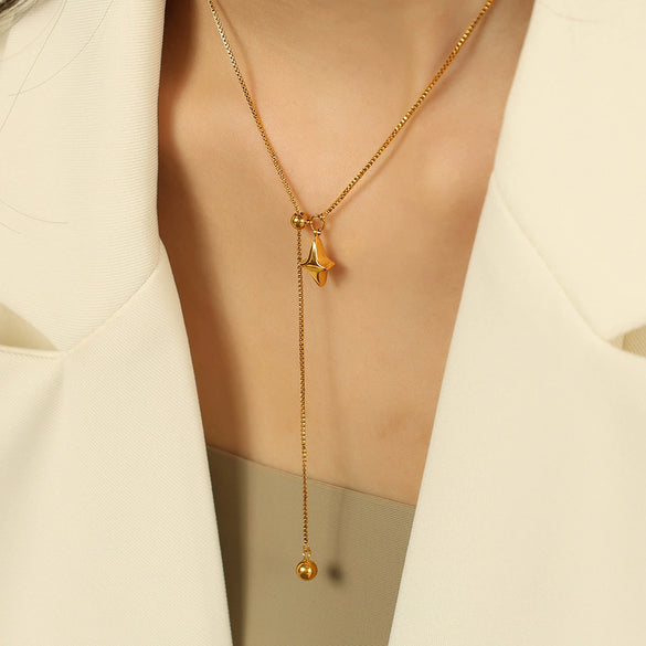316L Stainless Steel Electroplated Fashion Ol Women's Allmatch Necklace