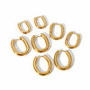 Titanium Steel Electroplated Geometric Ushape Women's Earrings