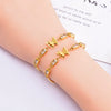Titanium Steel Electroplated Inlaid Zircon Rhombus Bracelet