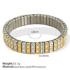 316L Stainless Steel Electroplated Ins Style Geometric Diamond Bracelet For Women