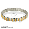 316L Stainless Steel Electroplated Ins Style Geometric Diamond Bracelet For Women