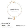 Titanium Steel Electroplated Necklace Ring Earrings Set For Women