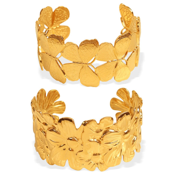 316L Stainless Steel Electroplated Women's Butterfly Shape Minimalist Bracelet