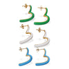 316L Stainless Steel Electroplating Elegant Explosions Women's Fashion Ear Studs
