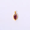 Titanium Steel Fashion Geometric Birthstone Zircon Ladies Pendant Jewelry With Horse's Eye Design And Electroplating