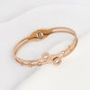 Titanium Steel Fivepointed Star Geometric Personality Fashion Waterproof Sweatproof Bracelet