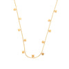 Titanium Steel Fivepointed Star Necklace For Women With Electroplating And Creative Design
