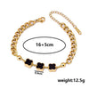 Titanium Steel Four Leaf Clover Women's Bracelet With Electroplating Fashion Simple Light Luxury