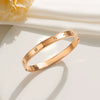 Titanium Steel Fourleaf Clover Electroplated Women's Light Luxury Minimalist Bracelet