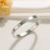 Titanium Steel Fourleaf Clover Electroplated Women's Light Luxury Minimalist Bracelet