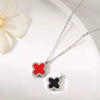 Titanium Steel Fourleaf Clover Jewelry Set For Women Electroplated