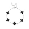 Titanium Steel Fourleaf Clover Jewelry Set For Women Electroplated