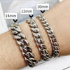 Titanium Steel Geometric Animal Zodiac Twist Chain Bracelet Polished Round Link Unisex Fashion Jewelry