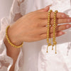 316L Stainless Steel Geometric Ball Bracelet Electroplated Unisex Jewelry