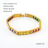 Titanium Steel Geometric Beaded Handmade Bracelet
