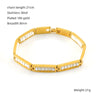 Titanium Steel Geometric Beaded Handmade Bracelet