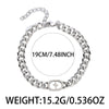 Titanium Steel Geometric Bracelet For Men And Unisex Wear Hip Hop Minimalist Electroplated Fashion Jewelry Accessory