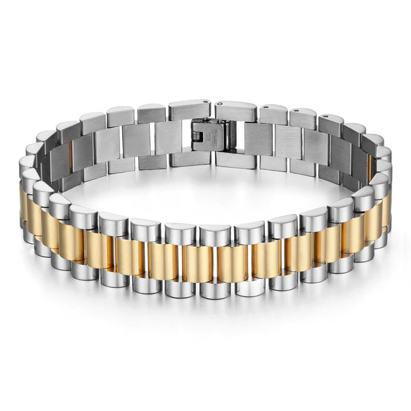 Titanium Steel Geometric Chain Bracelet Electroplated Fashion Unisex Wrist Bracelet
