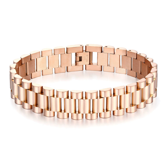 Titanium Steel Geometric Chain Bracelet Electroplated Fashion Unisex Wrist Bracelet