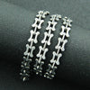 Titanium Steel Geometric Cross Chain Stitching Unisex Necklace