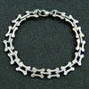 Titanium Steel Geometric Cross Chain Stitching Unisex Necklace