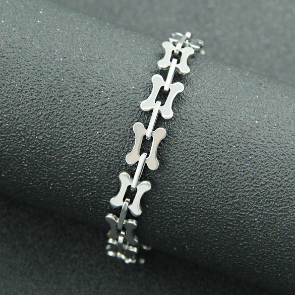 Titanium Steel Geometric Cross Chain Stitching Unisex Necklace