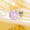 Titanium Steel Geometric Crystal Screw Ear Nail