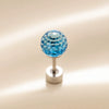 Titanium Steel Geometric Crystal Screw Ear Nail