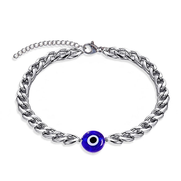 Titanium Steel Geometric Cuban Chain Bracelet For Women And Men Hip Hop Style Thick Non Fading Link Bracelet