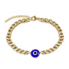 Titanium Steel Geometric Cuban Chain Bracelet For Women And Men Hip Hop Style Thick Non Fading Link Bracelet