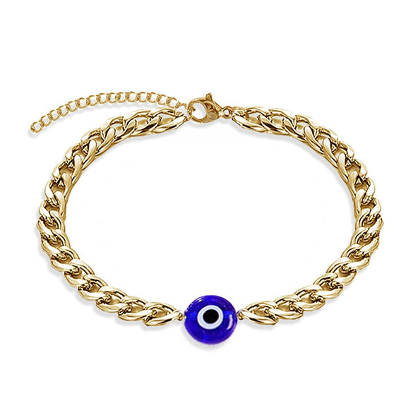 Titanium Steel Geometric Cuban Chain Bracelet For Women And Men Hip Hop Style Thick Non Fading Link Bracelet