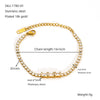 Titanium Steel Geometric Diamond Bracelet