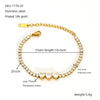 Titanium Steel Geometric Diamond Bracelet