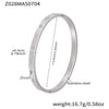 316L Stainless Steel Geometric Diamondencrusted Electroplated Fashion Ladies Bracelet