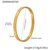 316L Stainless Steel Geometric Diamondencrusted Electroplated Fashion Ladies Bracelet