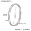 316L Stainless Steel Geometric Diamondencrusted Electroplated Fashion Ladies Bracelet