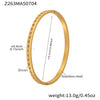 316L Stainless Steel Geometric Diamondencrusted Electroplated Fashion Ladies Bracelet