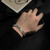 Titanium Steel Geometric Electroplated Chain Bracelet For Men And Women Simple Hip Hop Fashion Jewelry Wholesale