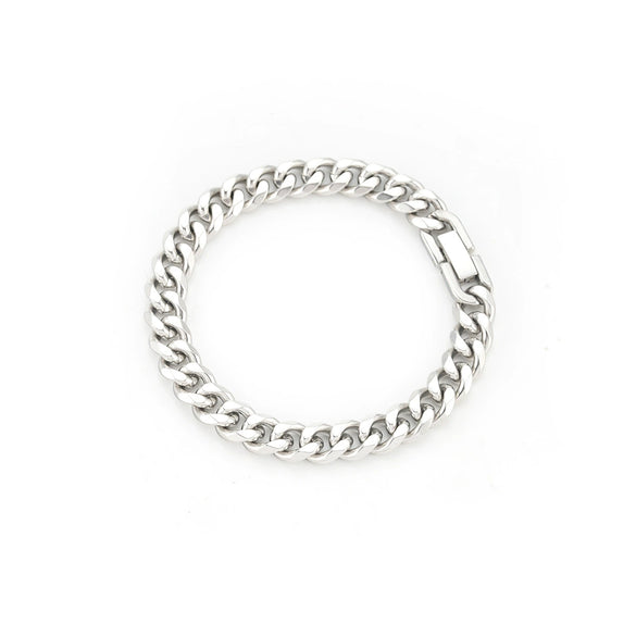 Titanium Steel Geometric Electroplated Chain Bracelet For Men And Women Simple Hip Hop Fashion Jewelry Wholesale