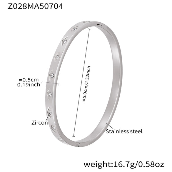 Titanium Steel Geometric Electroplated Fashion Ladies Bracelet